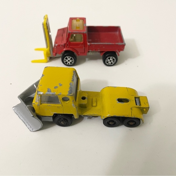 Lot of 4 Vintage Majorette Benton Cement Truck Ford Oil Tanker Bernard Semi - Picture 10 of 14